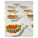 Italian Melamine Teapot Shape Fruit Tea Bag Rest