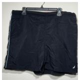 Nautica Black Nylon Swim Trunks Men Size Large L