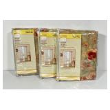 Style Selections Arcadia Floral Sheer Curtain Lot