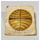 Balfour Pan Am 1/10 10K Gold Filled Globe Lapel