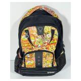 Crocs Graffiti Print Backpack with Blue Lining