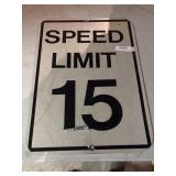 Speed limit sign