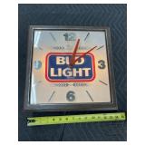 13'x13' Bud Light clock