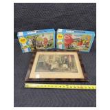 Vintage Puzzle and picture