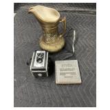 Hummingbird Vase, Old Camera, Stamp