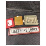 Signs and electrical shadow box