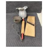 Antique kitchen items