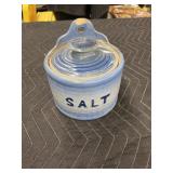 Blue Salt Crock