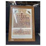 40'x28' 'Tobacco Tin Tags' Framed Poster