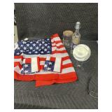 Flags, Bottle, Shaving Mirror