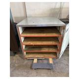 Fire Proof Storage Cabinet, 4 shelves,