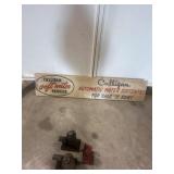 Wooden Culligan Soft Water sign. 70 in long