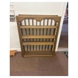 Wooden shelves with3 solid shelves 29 in by 36 in