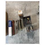 Antique batteries-with wheel dressers and various