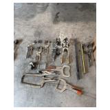Clamps- various sizes