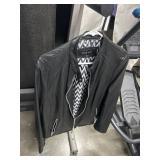 2 jackets. Leather Black Rivet, xl and Faux fur
