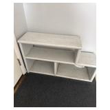 Wooden shelves- great for shoes