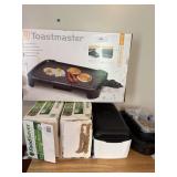 Toastmaster, food saver bags and container and