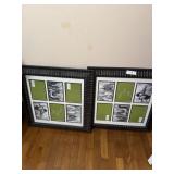 2 picture frames, each holds 6 5x7 pictures