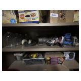 All things in this shelf. Includes sanders and a