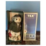 Texaco Tex bear. In original box.