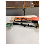 Vintage Weaver scope and Remington 22 long ammo