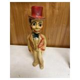 Charlie McCarthy carnival prize Chalkware statue,