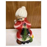 Mrs. Claus Chalkware, approximately 14ï¿½ tall