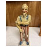 Carnival man Chalkware, approximately 15ï¿½ tall
