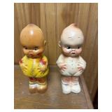 2 Cupie dolls Chalkware, approximately 8ï¿½ tall