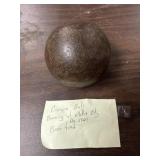 Civil War era  cannon ball