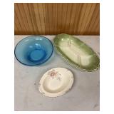 Royal Hager USA Dish, small bowl & blue bowl