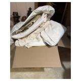 Box of table clothes