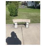 Concrete bench