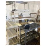Various shelving units