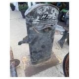 vintage EZ Shriver Co. galvanized water well pump