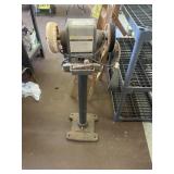 Grinder on stand
