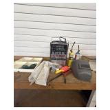 100 Amp 115 Volt Arc Welder, Items around it