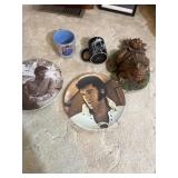 Elvis plates,cups, and frog