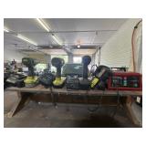 2 Ryobi drills and 1 Craftsman drill, various