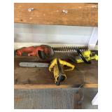 2 weed eaters, Black & Decker and Ryobi, and