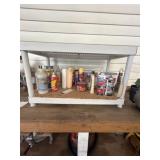 2 shelf storage with all contents included.
