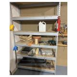 Shelf with contents