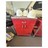 Metal storage cabinet with 1 drawer and 2