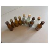 Misc mini bottles and salt and pepper bottles