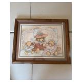 vintage framed print titled 'Sleepy Time'