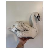 Antique stuffed Swan