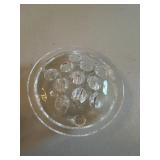 Antique glass flower flower