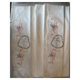 vintage embroidered pillowcases featuring