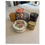 Misc vintage tins